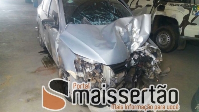 Policiais da delegacia de Nossa Senhora da Glória sofrem grave acidente na BR-235 (Foto: Mais Sertão)