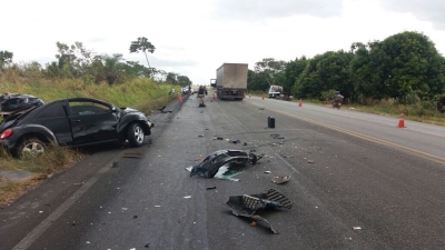 Estância: homem morre em colisão frontal (Imagem: Gazeta de Estância)