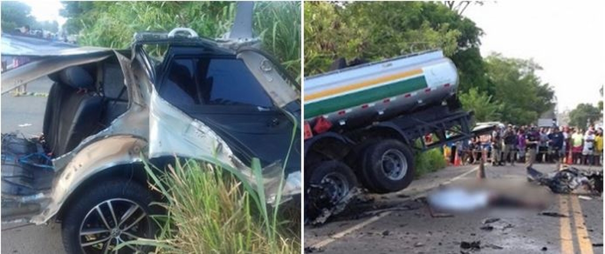 PRF ainda não tem informações sobre as causas do violento acidente neste domingo (Foto: Giro em Ipiaú)