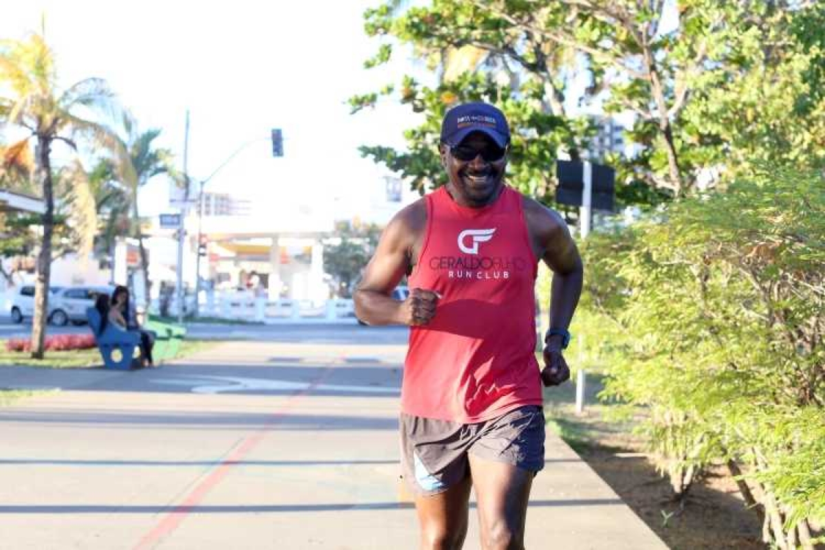 Edvaldo Amorim, 61 anos, participou da primeira edição e, desde então, já esteve 29 vezes na prova (Foto: Ana Lícia Menezes/PMA)