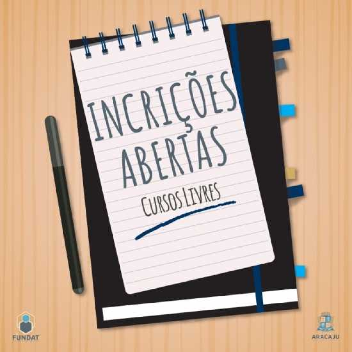 Serão mais 205 vagas de cursos livres ofertadas para o mês de maio (Imagem: Fundat)