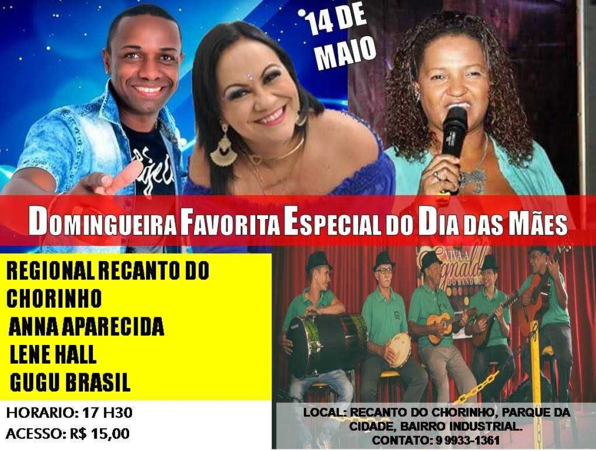 Domingueira Especial do Dia das Mães (Imagem: Divulgação)