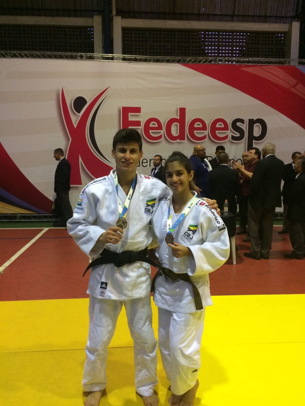 Judocas sergipanos ganham medalhas de bronze em competição promovida pela CBDE (Foto: Assessoria Seel/SE)