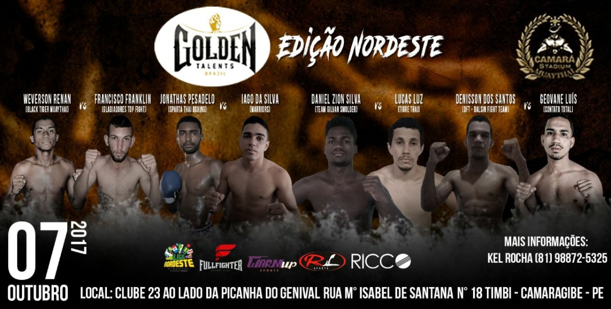 Pirambu será representado no GP Golden Talents Edição Nordeste de Muay Thai (Imagem: Divulgação)