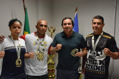 Sergipe faz bonito no Sul-Americano de Kickboxing  (Foto: SEEL)
