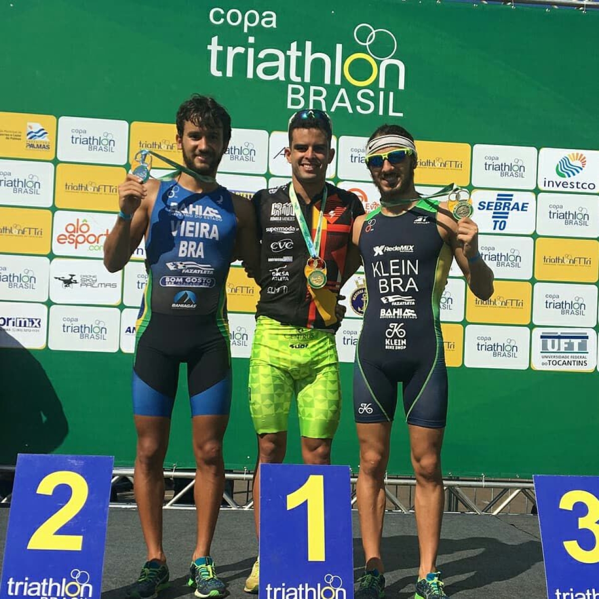 Rômulo Menezes é campeão da Copa Brasil de Triathlon (Foto: Assessoria)