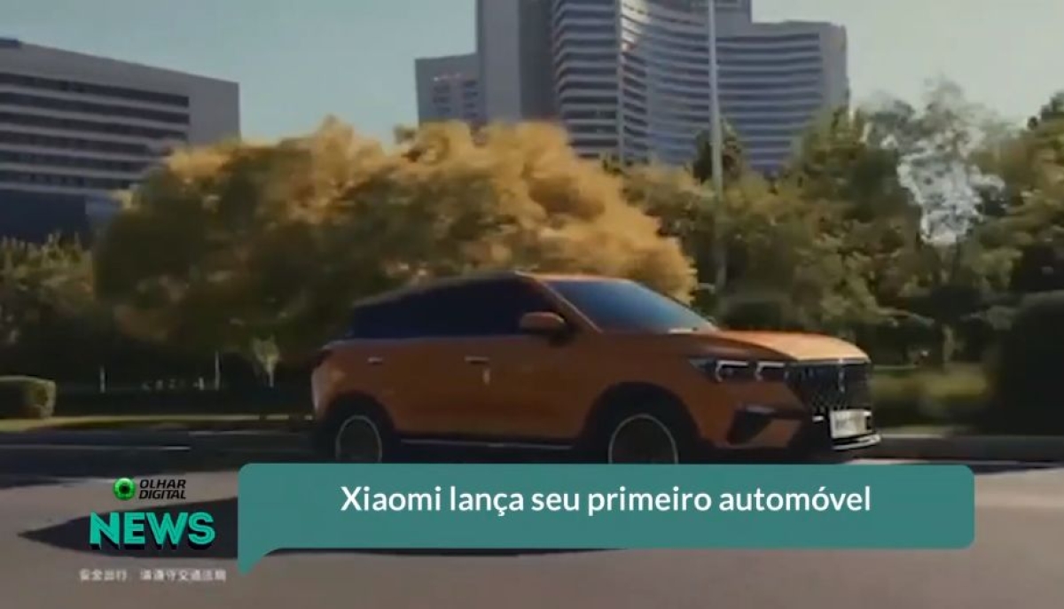 Xiaomi lança seu primeiro automóvel (Imagem: Reprodução de vídeo/ Olhar Digital)