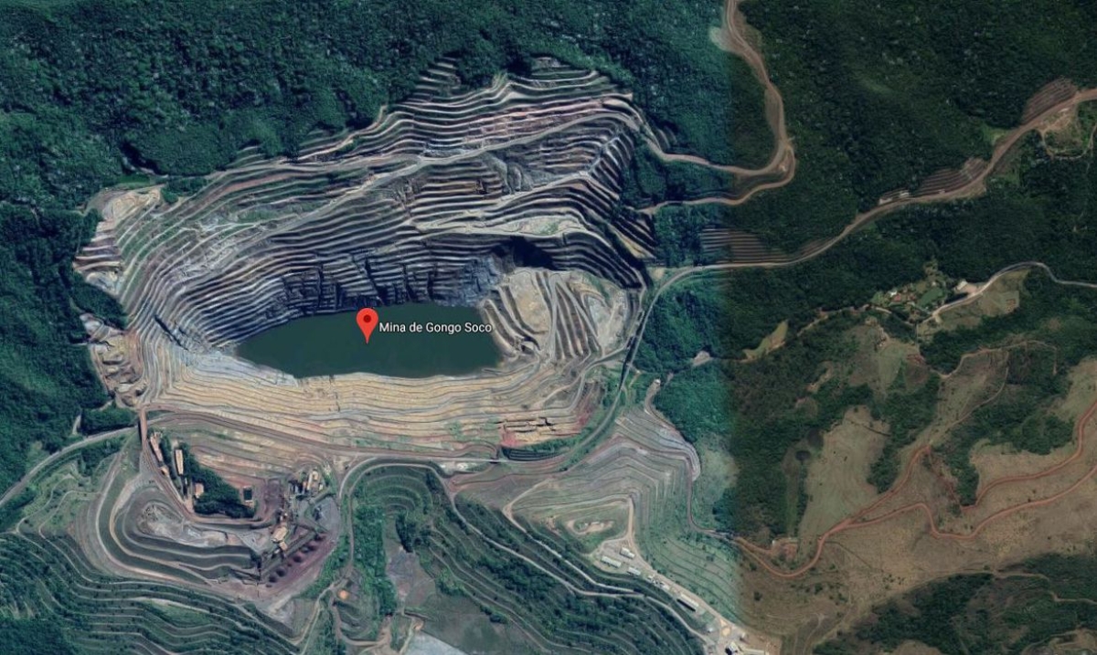 Minas tem 42 das 45 barragens de mineração interditadas no país (Imagem: Reprodução/ Google Maps)
