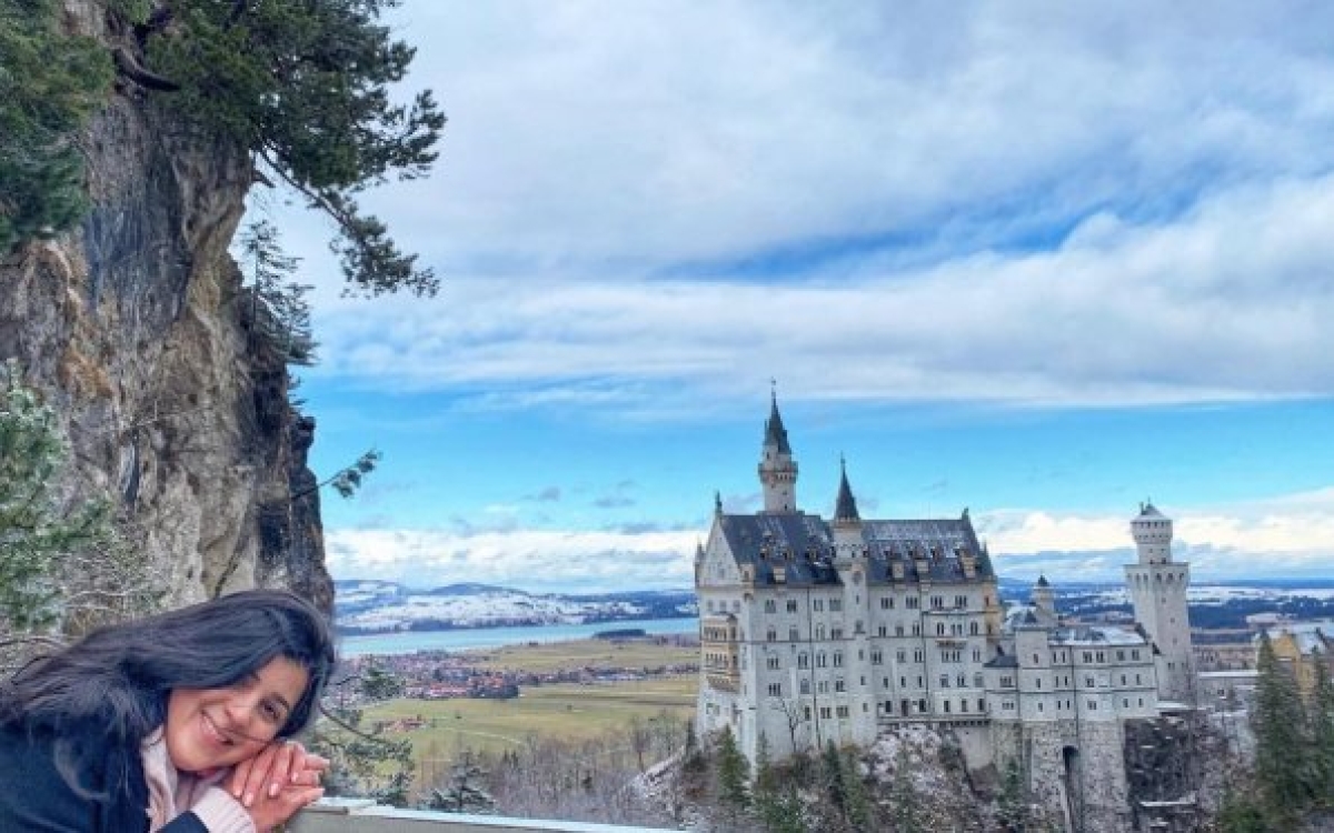 O castelo da Cinderela fica no final da Rota Romântica nos Alpes alemães (Foto: Carla Passos)