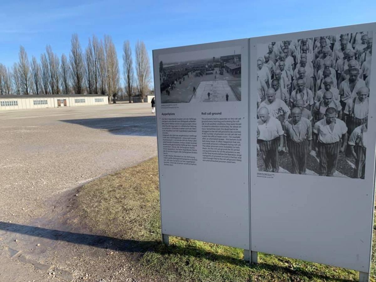 No de campo de Dachau, os presos em trabalho forçado fabricavam munição de guerra (Foto: Carla Passos)