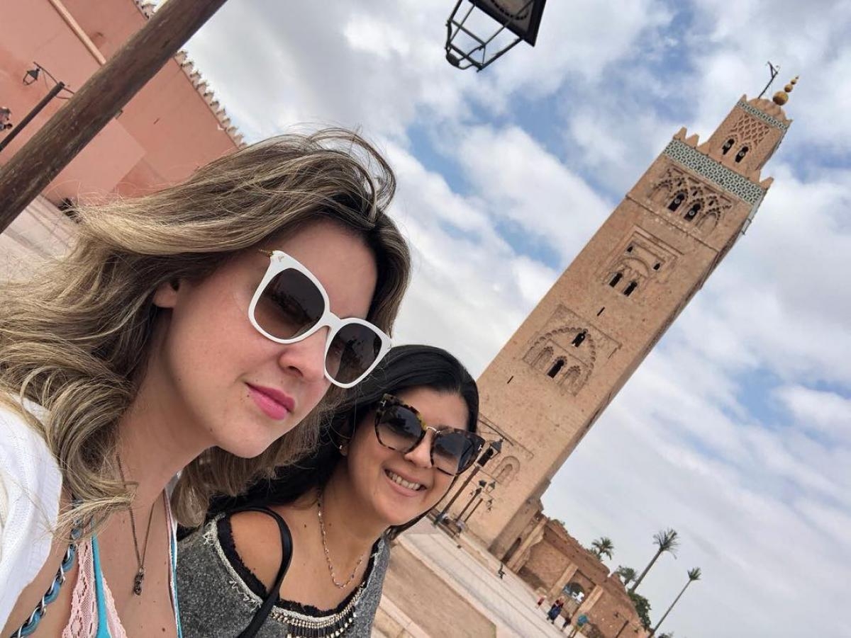 Mesquita da Koutoubia que faz os chamados para oração 5 vezes ao dia (Foto: Carla Passos)