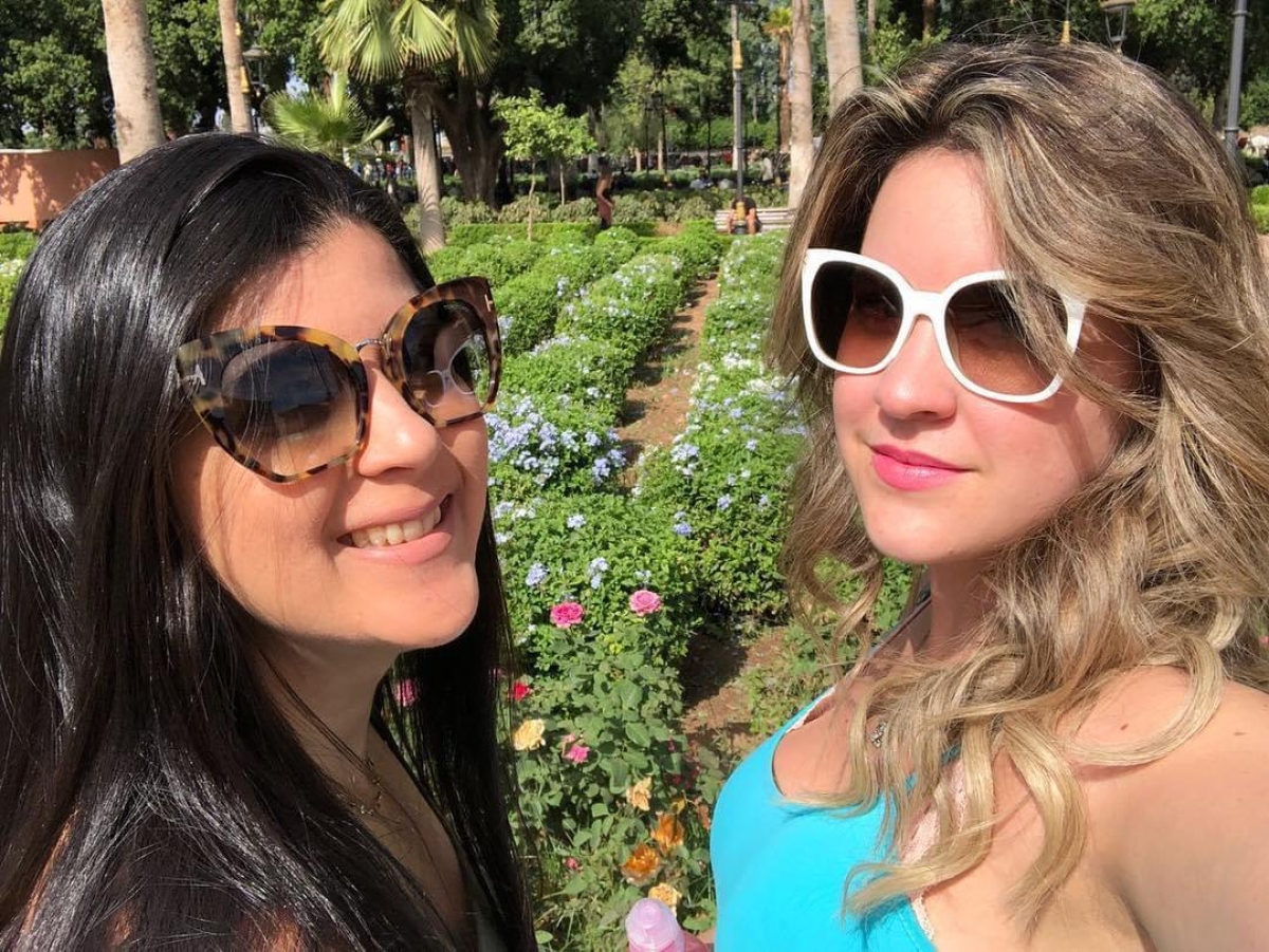 Com Letícia Barcelona  (Foto: Carla Passos)