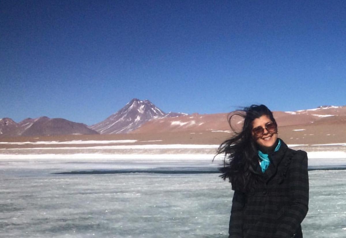 Belíssimas lagunas altiplânicas , que estavam congeladas no inverno (Foto: Carla Passos)