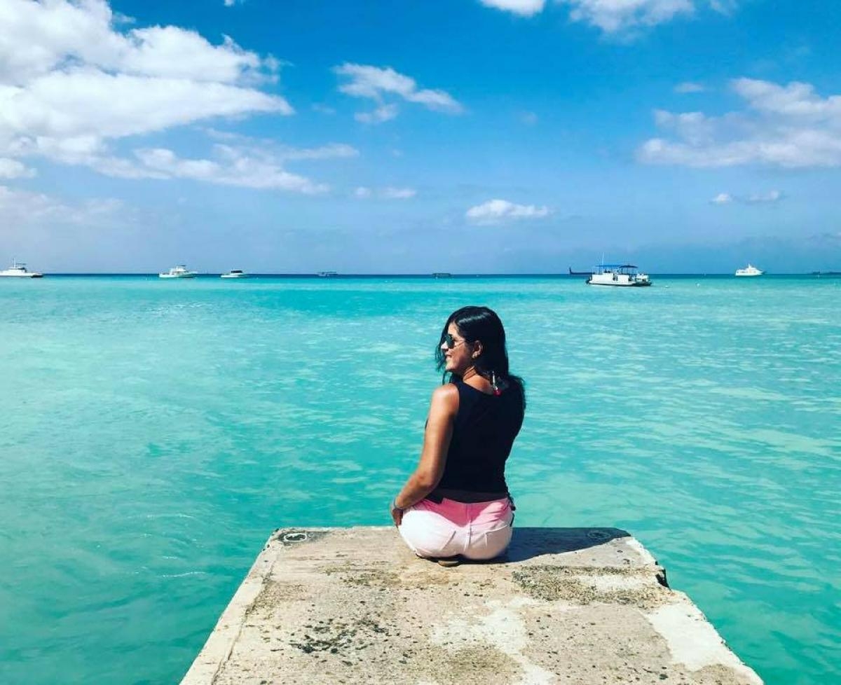 Compramos o cruzeiro com essa parada nas Ilhas Cayman após achar uma passagem por R$ 1 mil ida e volta para o Panamá (Foto: Carla Passos)