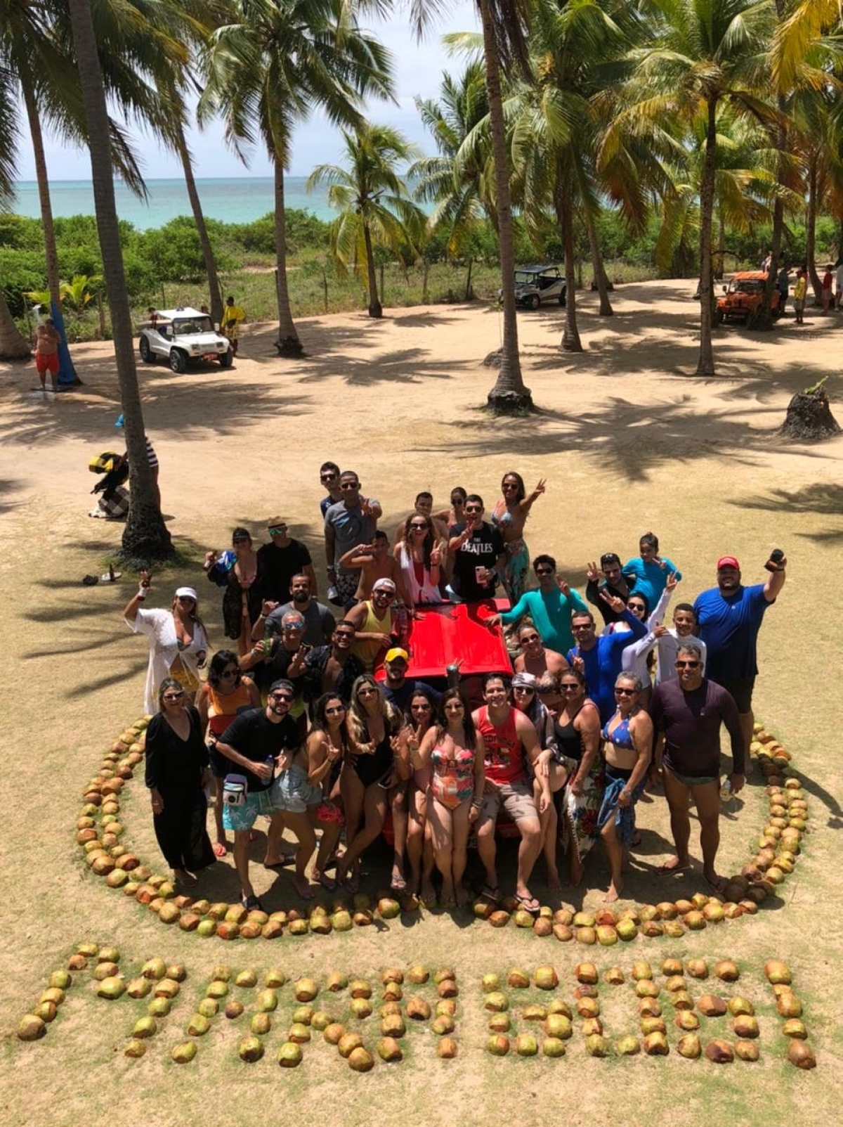 Sergipanos conhecem Maragogi-AL com a Vamo Nessa Tur (Foto: Via Assessoria de Imprensa)