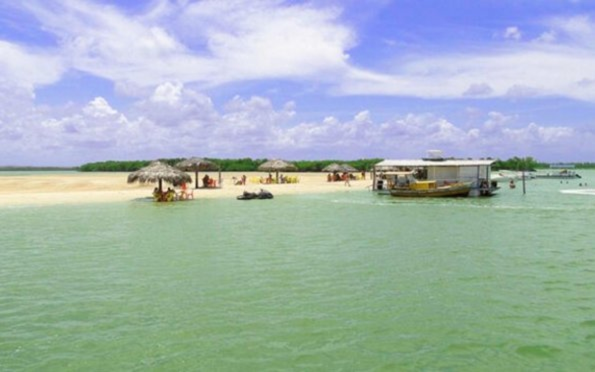 Uma das paradas preferidas é na Croa do Goré (Foto: Carla Passos)