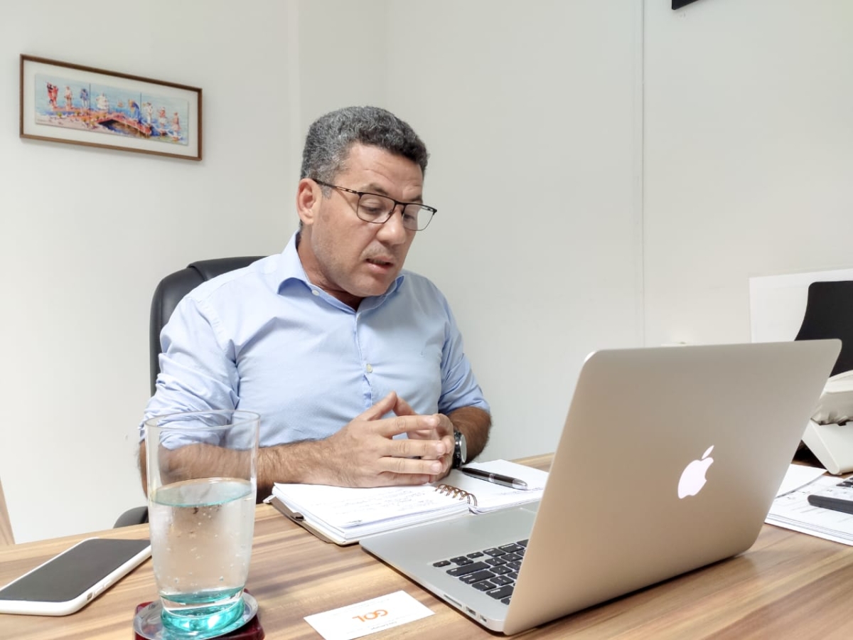 Secretário de Estado do Turismo, Sales Neto (Foto: Matheus Moura)