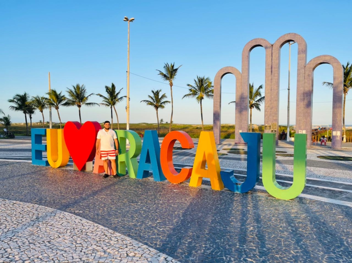 Influenciador Digital José Guevara em Aracaju (Foto: Assessoria de Imprensa)