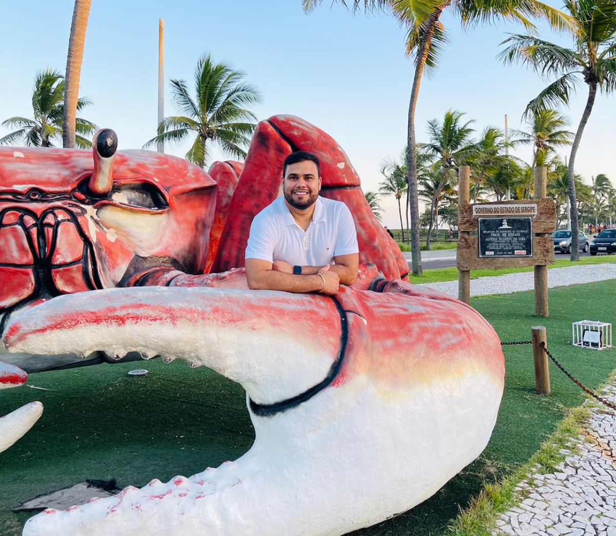 Influenciador Digital José Guevara em Aracaju (Foto: Assessoria de Imprensa)