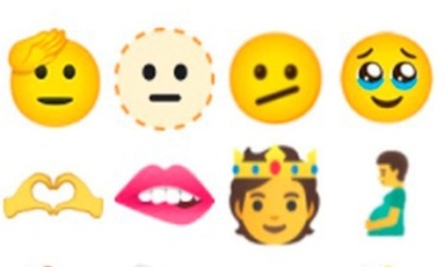 Alguns dos 37 novos emojis que estão disponíveis no sistema IOS - Imagem: Reprodução