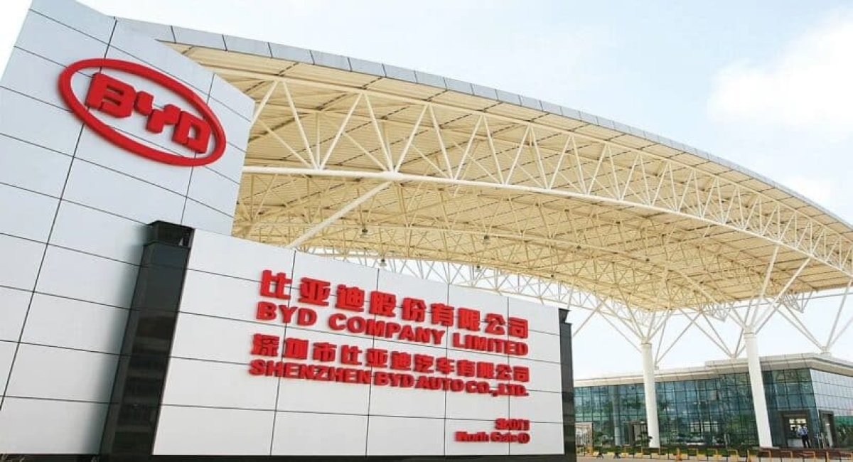 Sede da BYD na China �?? Imagem: BYD | Divulgação