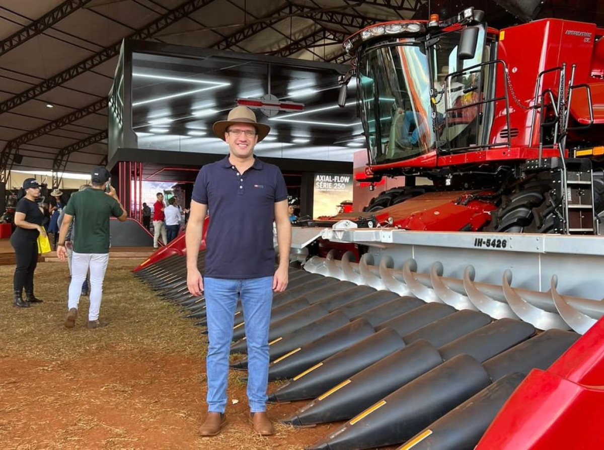 Marcelo Sobral participa da maior feira de tecnologia agrícola da América Latina - Foto: Assessoria Marcelo Sobral