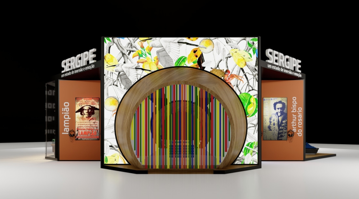 Estande do Governo de Sergipe na Abav Expo 2023 se destacará pela regionalidade e
tecnologia - Foto: Perspectiva | Governo de Sergipe