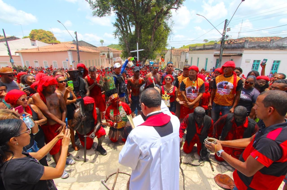Laranjeiras realiza festa dos Lambe-Sujos x Caboclinhos - Foto: Assessoria Prefeitura de Laranjeiras | Midiando Comunicação