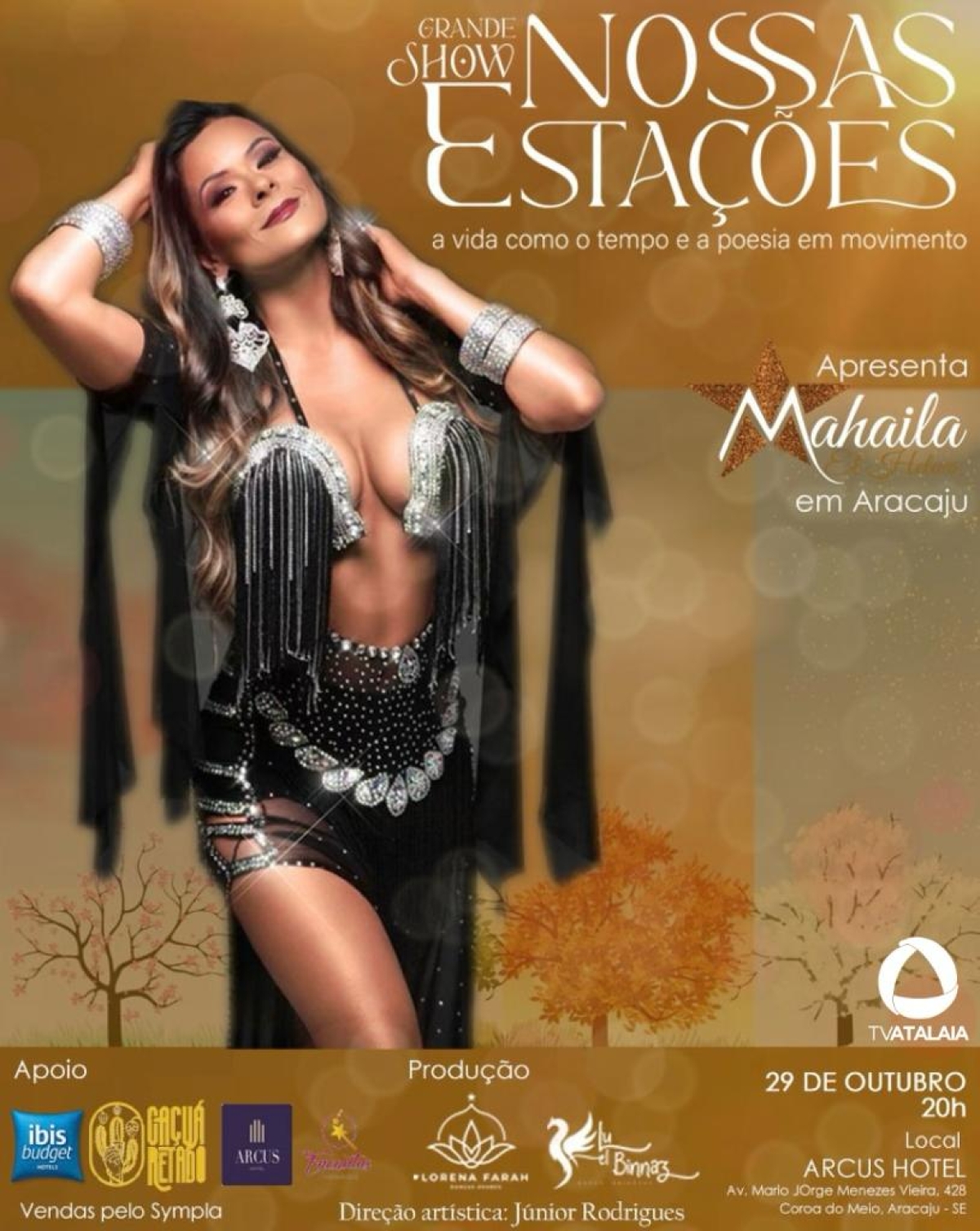 Bailarina internacional integra o Show Nossas Estações - A vida como o tempo e a poesia em movimento, em Aracaju - Imagem: Divulgação