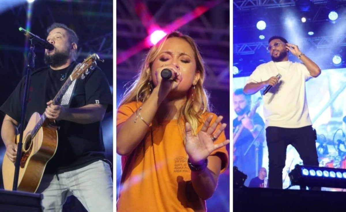 Fernandinho, Bruna Karla e Eli Soares - Imagem: Pleno News