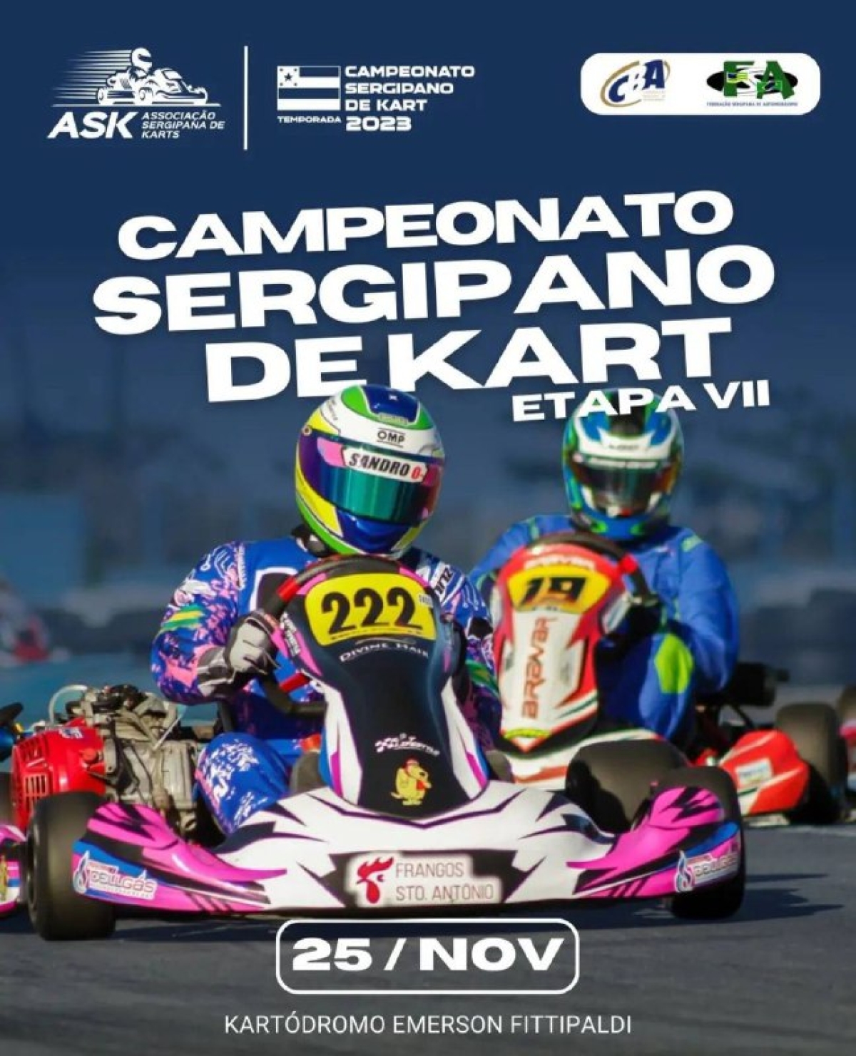�?ltima etapa do Campeonato Sergipano de Kart - Imagem: Divulgação