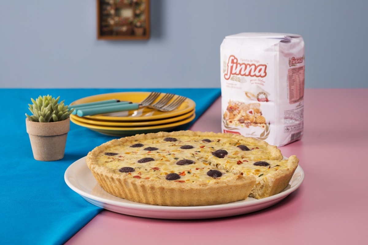 Quiche de Bacalhau - Foto: Divulgação/Marca Finna
