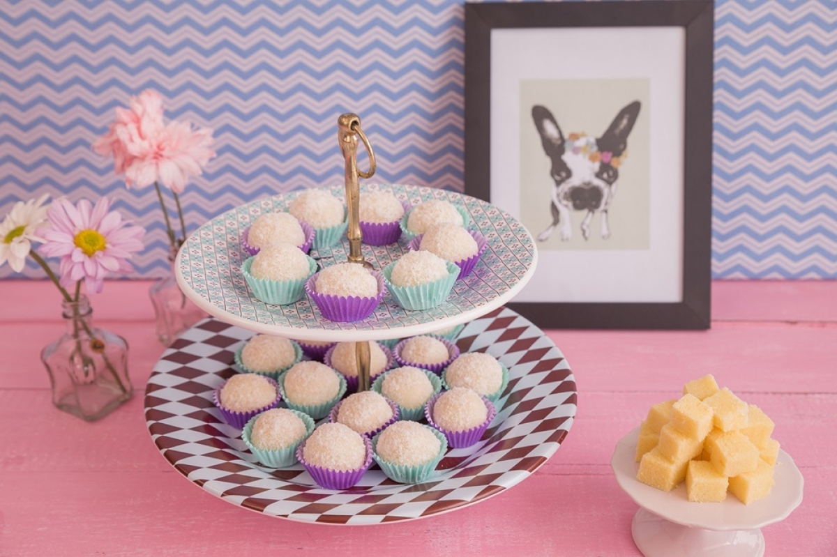 Beijinho de Bolo de Milho - Foto: Divulgação/Marca Finna
