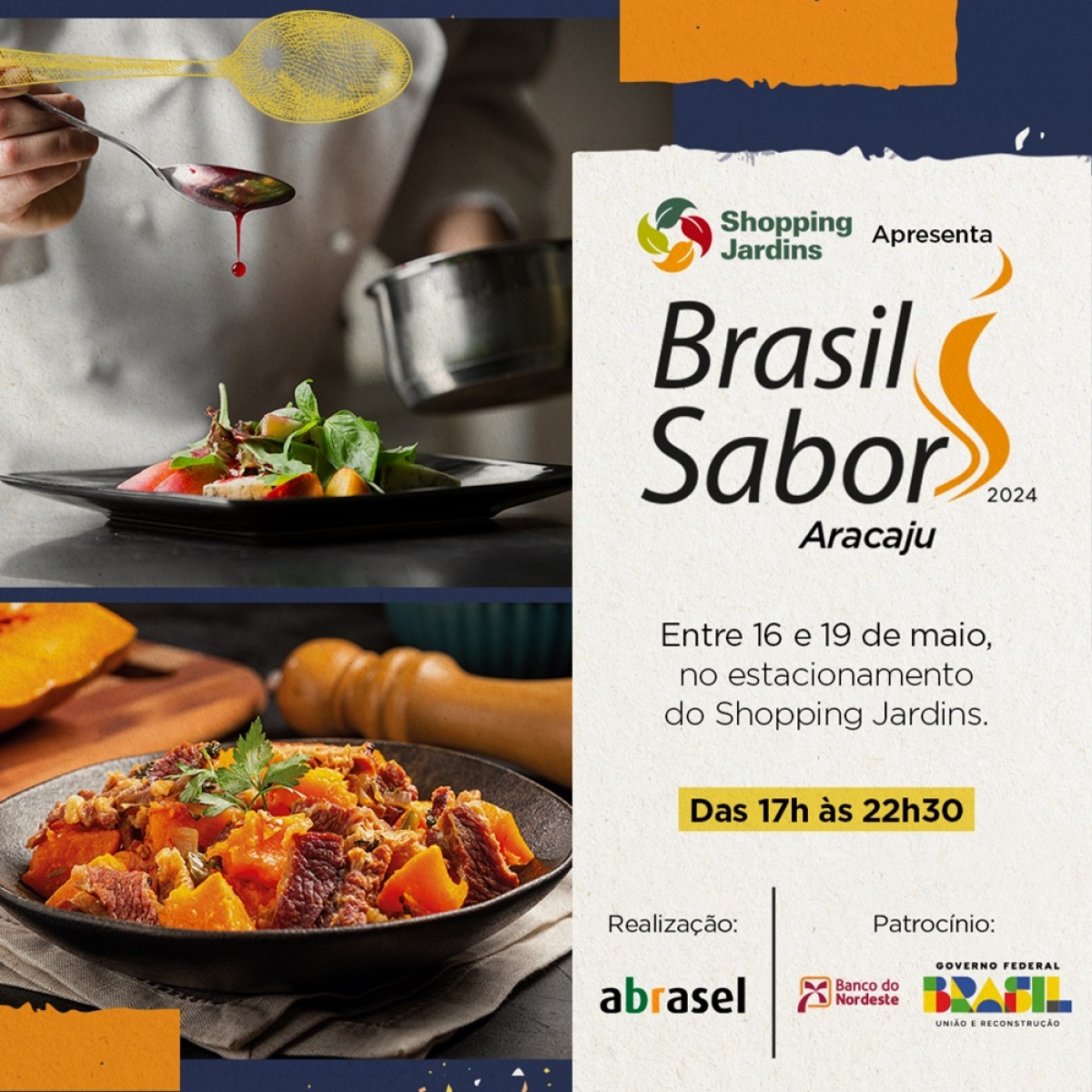 Aracaju se prepara para receber a 18ª edição do Brasil Sabor, o maior festival gastronômico do mundo - Foto: Divulgação/Obará Comunicação Integrada
