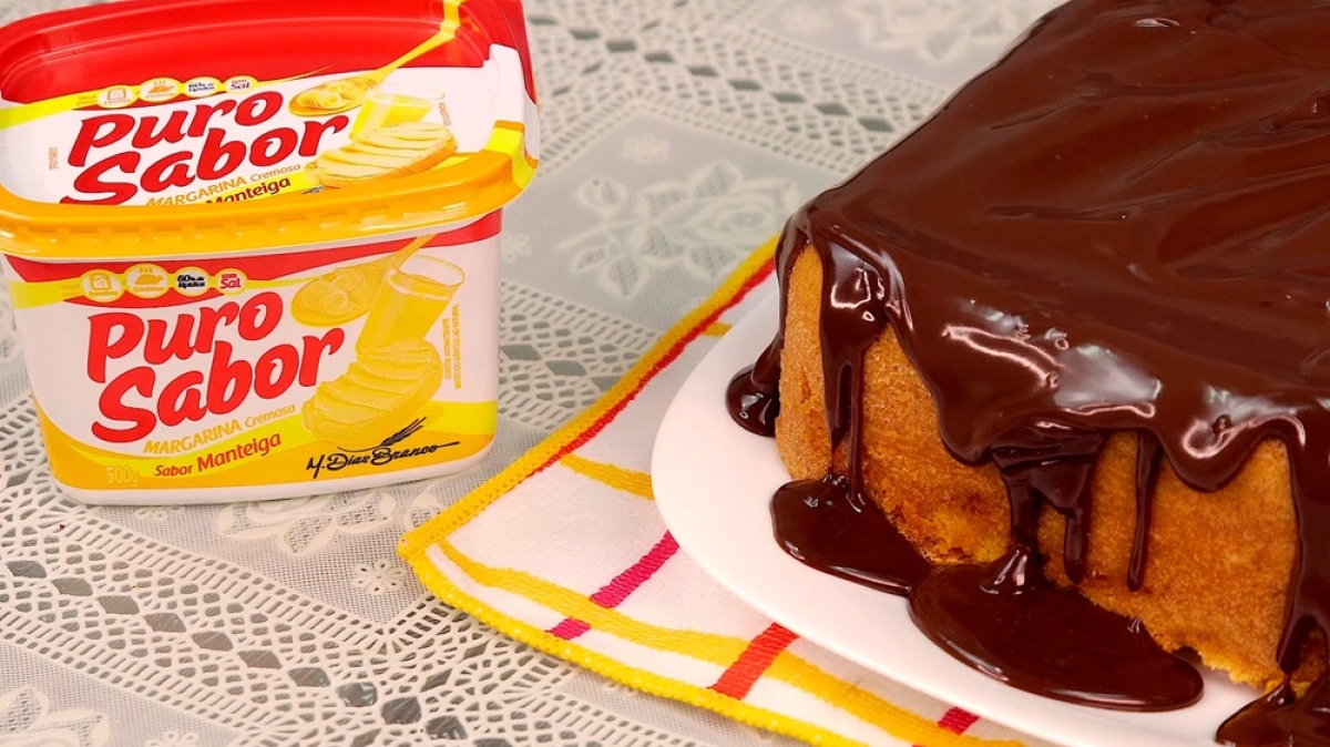 Bolo de Cenoura no Liquidificador - Foto: Divulgação/Marca Puro Sabor
