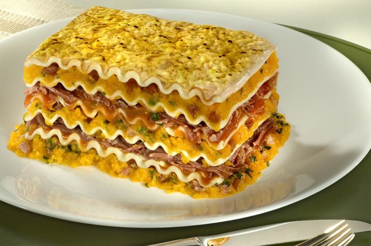 Lasanha de Abóbora com Calabresa - Foto: Divulgação/Marca Estrela