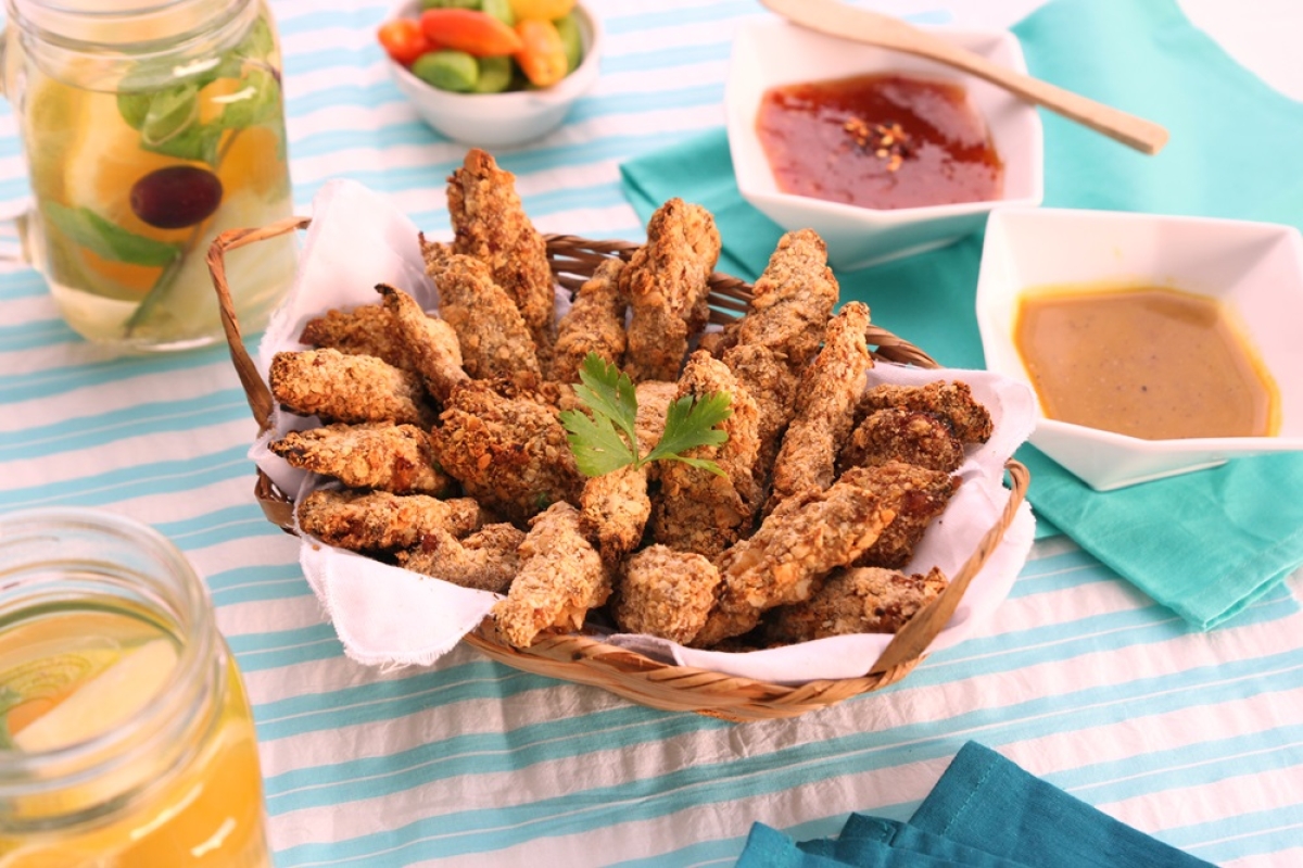 Frango Empanado com Cream Cracker - Foto: Divulgação | Marca Fortaleza 