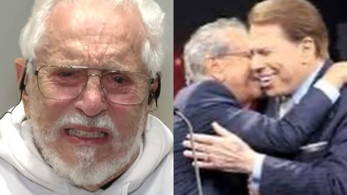 Carlos Alberto de Nóbrega se emocionou ao falar sobre a morte de Silvio Santos - Foto: Reprodução/Instagram/SBT
