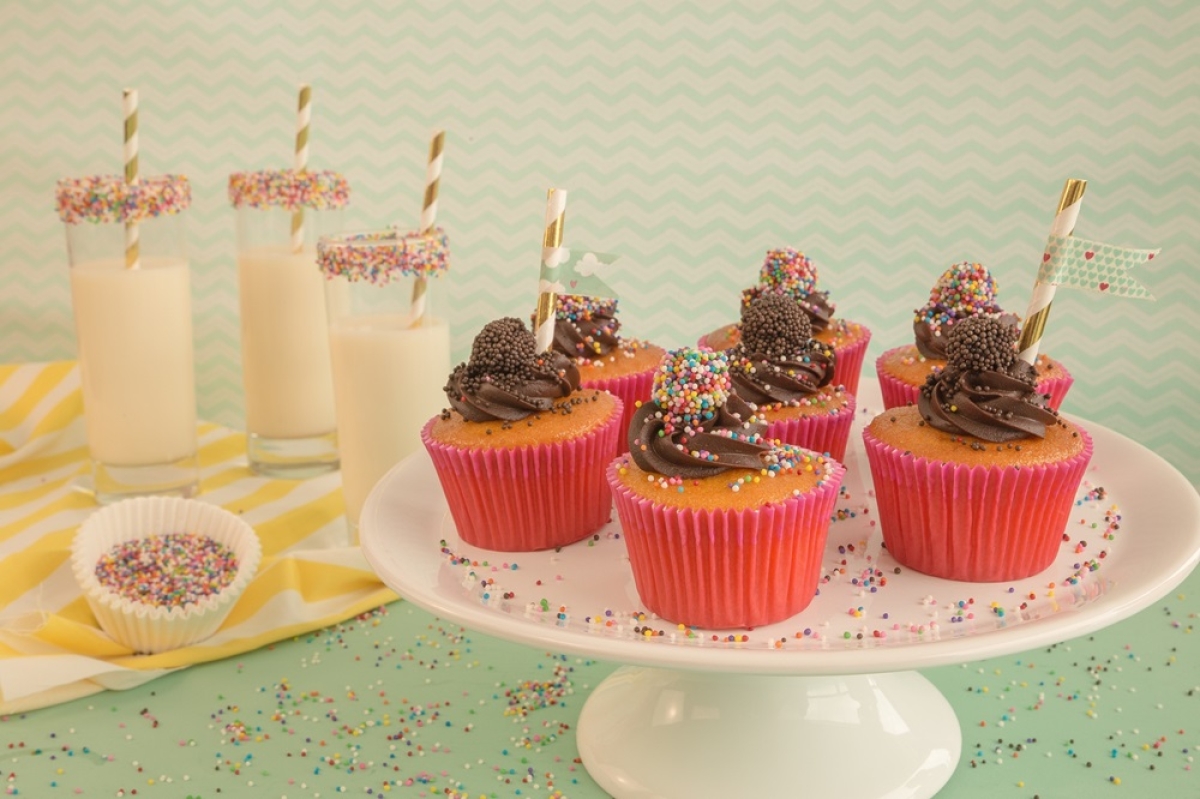 Cupcake de Cenoura com Brigadeiro - Foto: Divulgação | Marca Finna 
