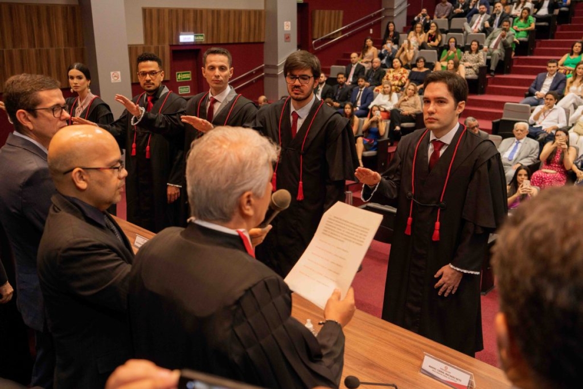 Ministério Público de Sergipe empossa novos Promotores de Justiça Substitutos e fortalece atuação institucional - Foto: Alisson Mota/MP Sergipe
