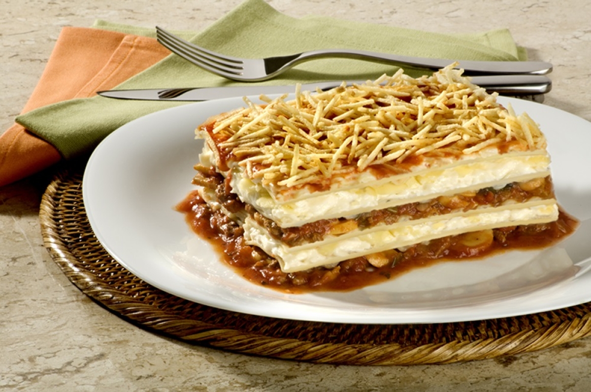 Lasanha de Strogonoff de Filet Mignon - Foto: Divulgação | Marca Estrela
