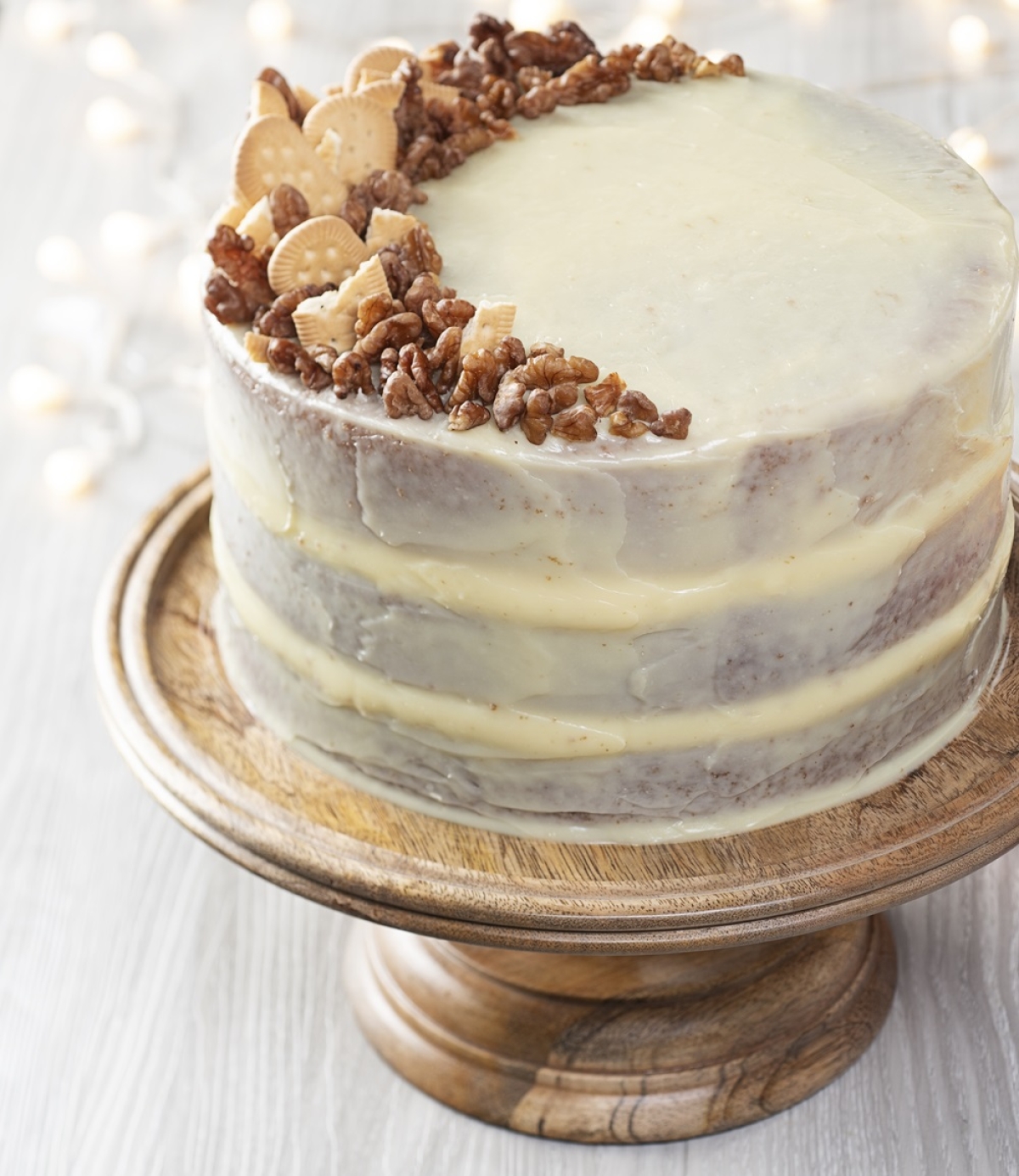 Bolo com Biscoito Maizena e Nozes - Foto: Divulgação | Marca Vitarella
