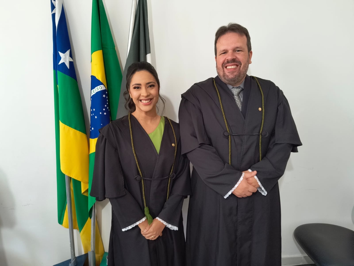 Marcelle Oliveira e Leandro Lopes Pontes - Foto: Ascom DPESE
