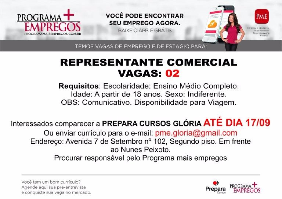 Empresas abrem vagas de emprego em Gl�ria (Sergipe) (Imagem: Divulga��o/Via Pingou Not�cias)