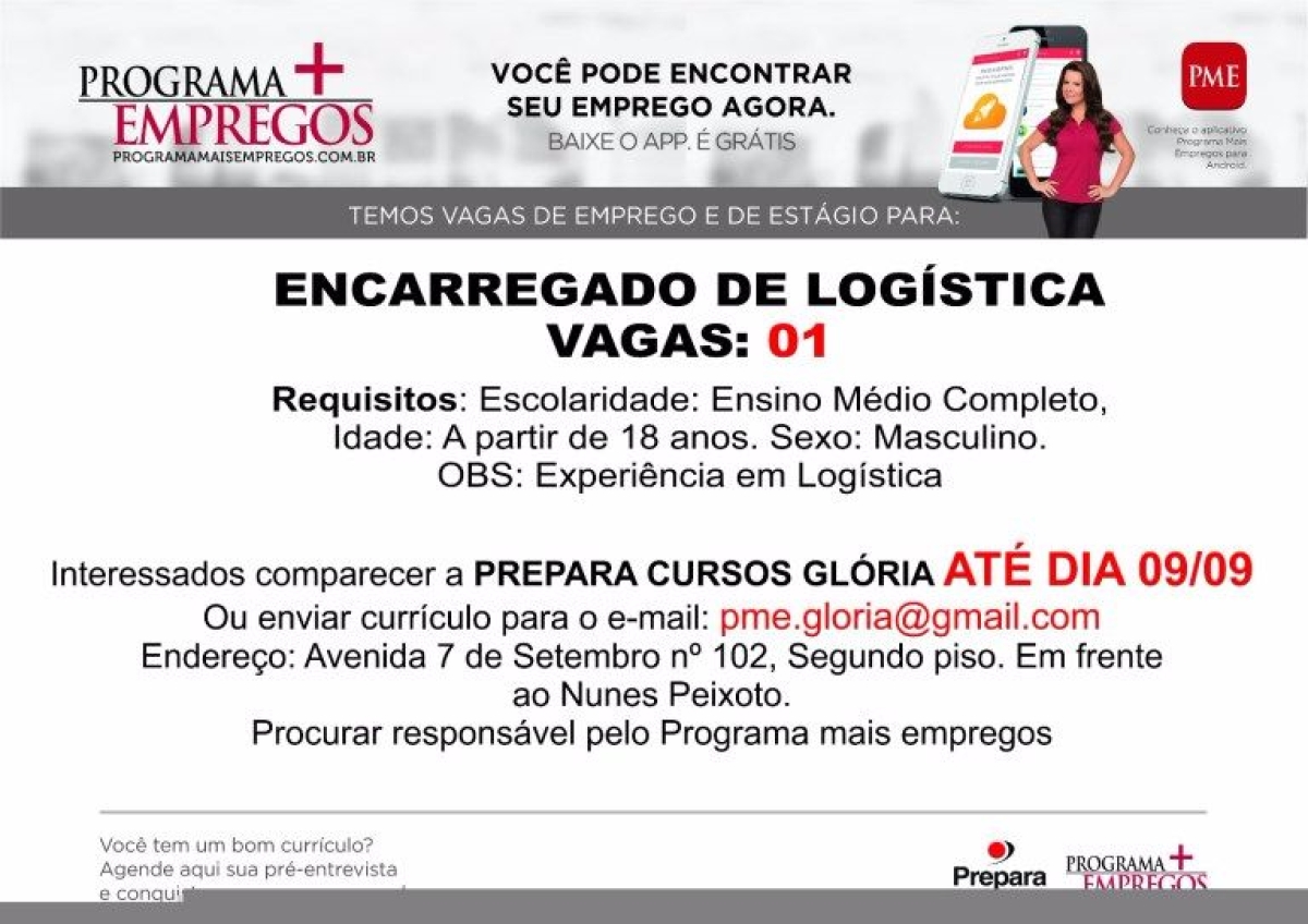 Empresas abrem vagas de emprego em Gl�ria (Sergipe) (Imagem: Divulga��o/Via Pingou Not�cias)