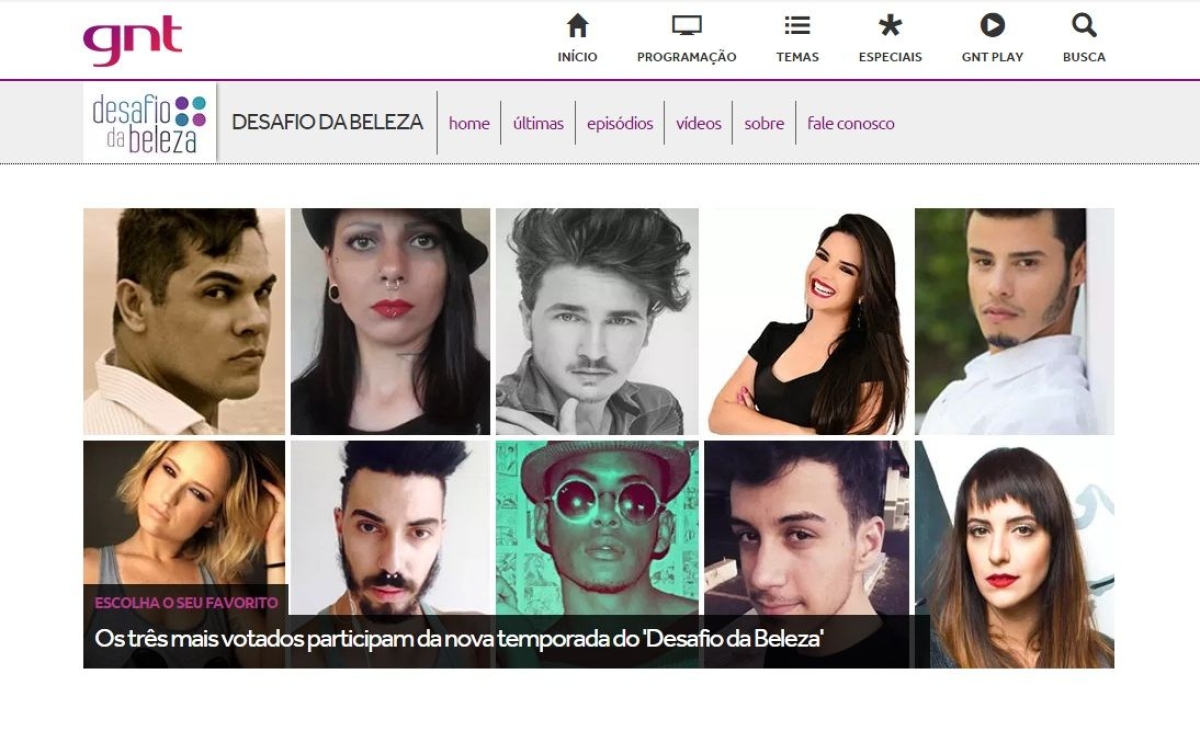 Vota��o pela internet selecionar� participantes do reality Desafio da Beleza (Foto: Reprodu��o/Desafio da Beleza/GNT)