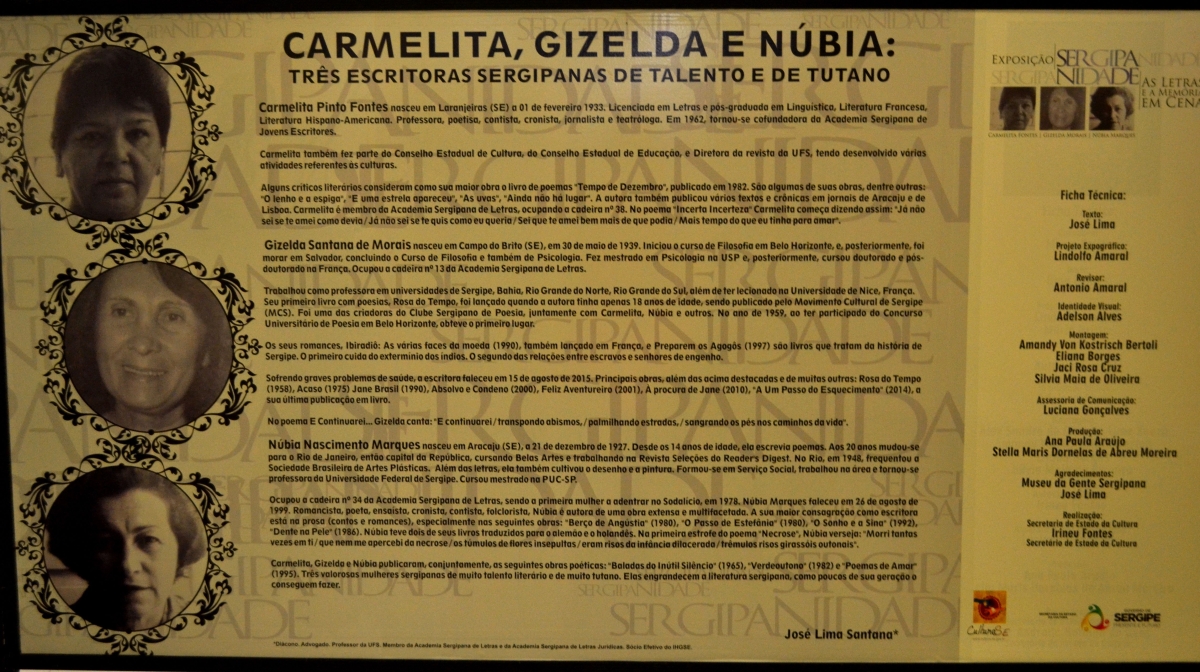 As tr�s homenageadas do evento (Foto: Secult/SE)