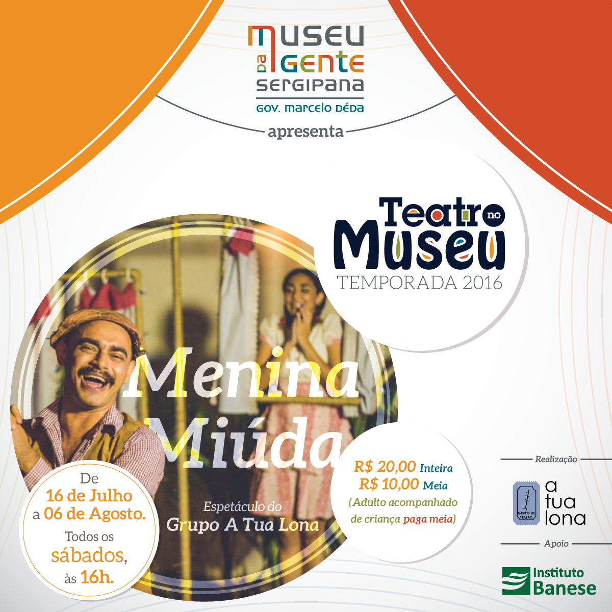 Temporada de espet�culos infantis no Museu da Gente Sergipana continua com a pe�a Menina Mi�da (Foto: Divulga��o/Museu da Gente Sergipana)