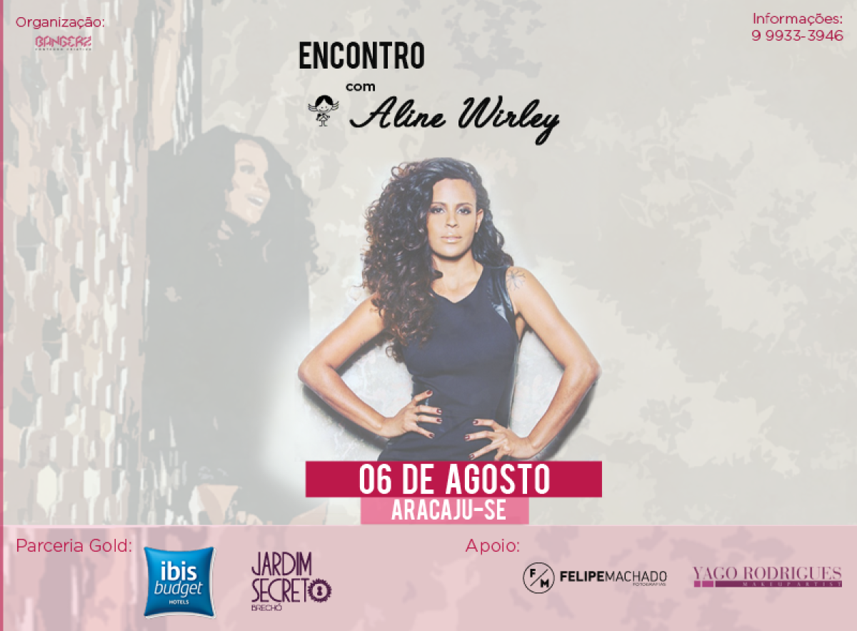 Aline Wirley (ex-Rouge) em Aracaju (Foto: Divulga��o)