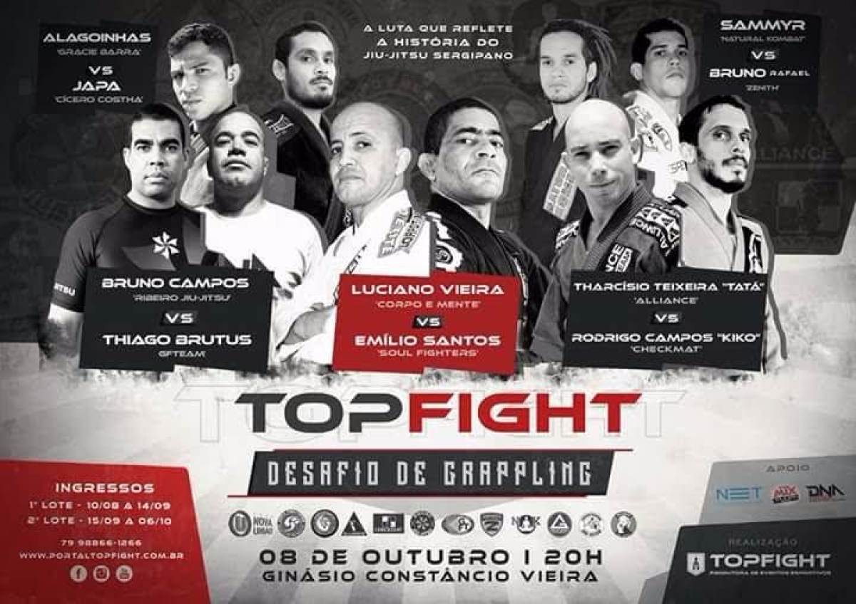 Top Fight Desafio de Grappling: maior evento de lutas de Sergipe (Imagem: Divulga��o/Assessoria Top Fight Produtora de Eventos)